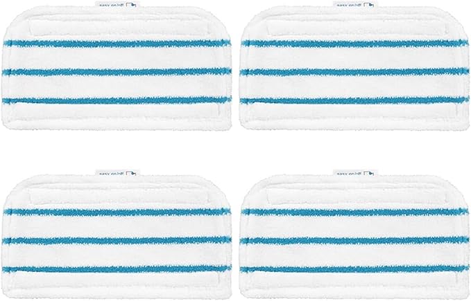 Carpet Cleaning Machine Accessories Compatible withCompatible for Black Decker Steam Mop FSM1610/FSM1630/FSMH13E5/FSMH1321-A9/FSM1616/HSMC1321 Washable Mopping Pad Accessories(4pcs)
