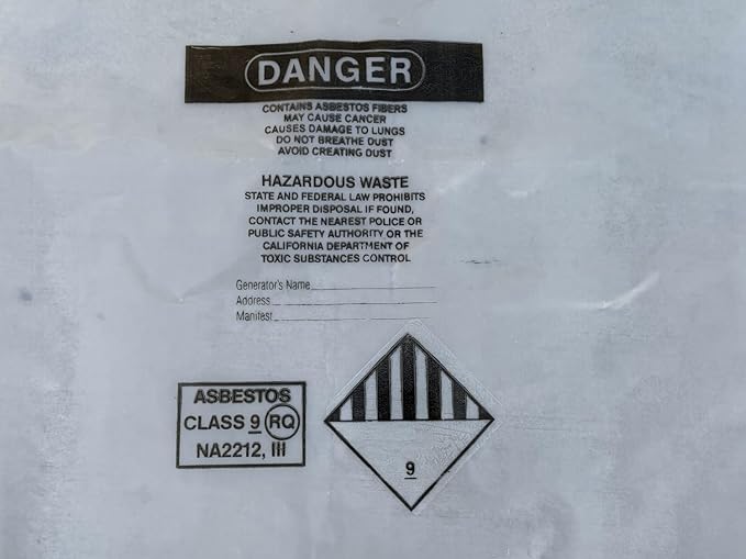 Asbestos Disposal Bags – 33 x 50 Clear Polyethylene 6 Mil Made in USA - Sandbaggy (1)