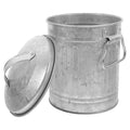 Mini Galvanized Trash Can Small Trash Can with Lid Table Top Metal Rubbish Bin Wastepaper Basket Flower Pot Pen Holder Kitchen Compost Bin Ash Bucket
