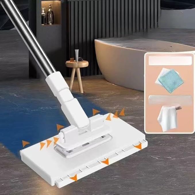 Mini Lazy Person's washbasin for reusing Household Disposable mops (1 mop +10 Pieces of Cloth)