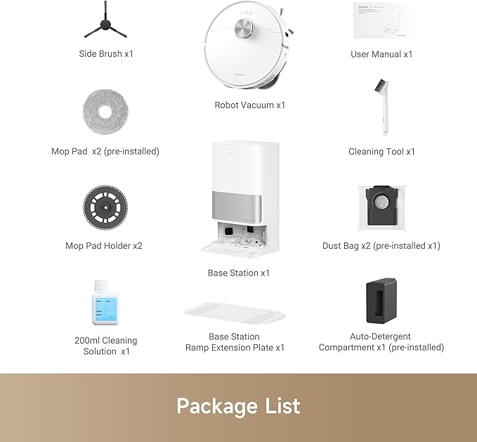 DREAME L10s Ultra Gen 2 Robot Vacuum and Mop 10000Pa Suction MopExtend Tech All-in-One Base Station 75 Days Auto-Empty Mop Self-Washing&ampDrying Smart Obstacle Avoidance Carpet Cleaning