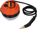 Pressurized Steam Cleaner with Sprayer 6 Gears Adjustment for Kitchen Bathroom Cleaning High Temperature Low Water Indoor Outdoor Use (US Plug 110V)
