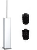 Chrome Toilet Brush and HolderToilet Bowl Brush with Extra Long Handle
