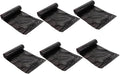 10 Packs Disposable Drawstring Trash Bags Black Plastic Waste Containers Leak- Thick PP Material Convenient Handle Design for Kitchen and Home Use