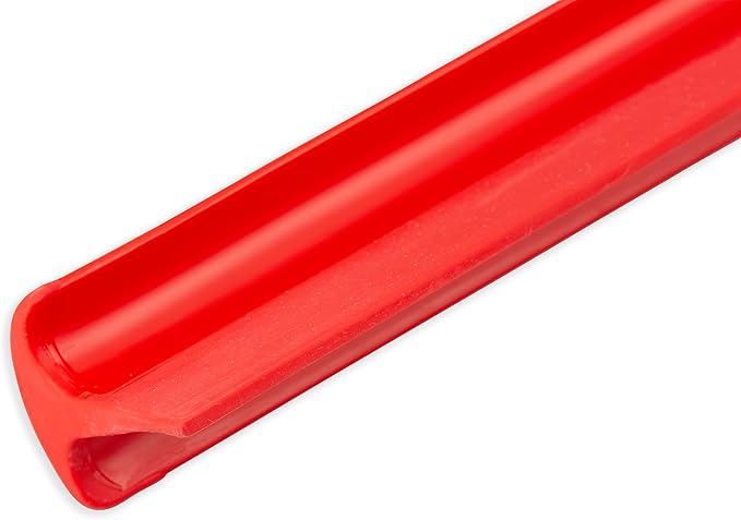 SPARTA 24 Floor Squeegee Replacement Head Seamless Rubber with Rust-Free Plastic Frame for HACCP Compliance Heavy-Duty Industrial Use Thermoplastic Rubber 24 Inches Red
