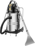 Commercial Carpet Cleaning Machine 2110W 110V 60L/15.8gal Commercial 3 in 1 Carpet Spraying Floor Brush Cleaner Machine Vacuum Washing Machine Portable Carpet Cleaning Machine for Hotel Guest Houses