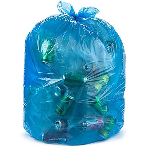 Aluf Plastics 33 Gallon 1.0 MIL Blue Trash Bags - 33 x 38 - Pack of 100 - For Home Kitchen Bathroom &amp Recycling