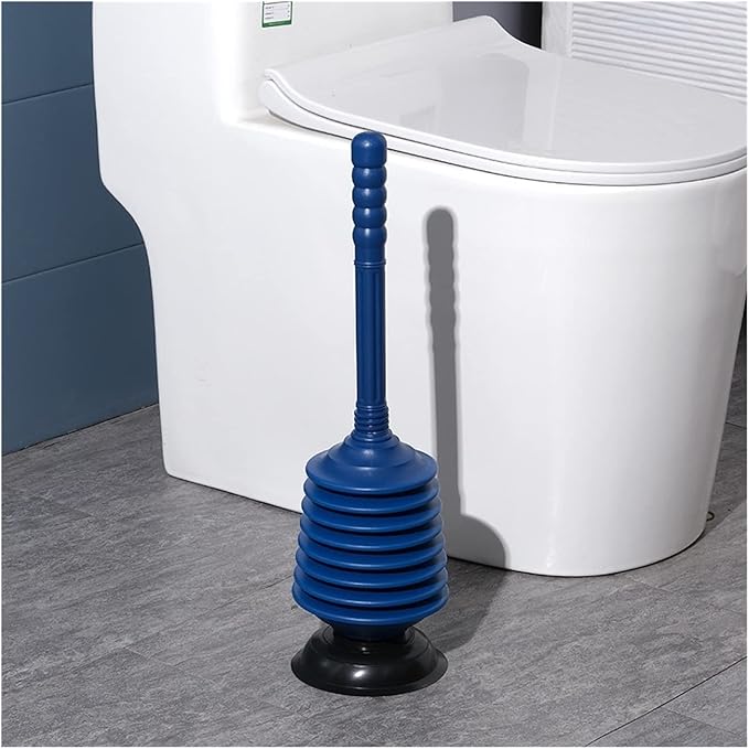 Toilet Plunger-Manual Toilet Vacuum Sucker Pipeline Dredger Sewer Drain Cleaner Toilet Pump Cleaner Clean Sinks Toilet Dredging Device