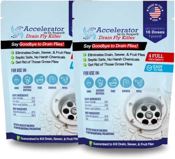 Drain Powder 32oz Powder – Complete Drain &amp Pipe Treatment Kit