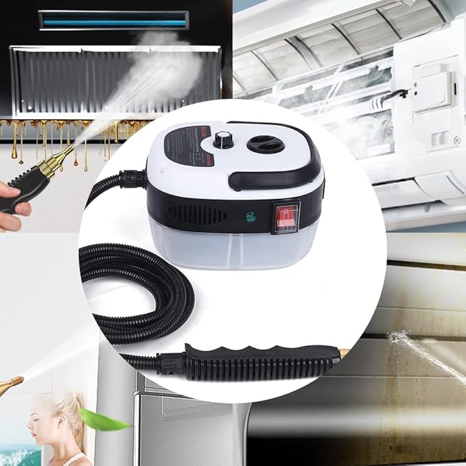 Portable Handheld Steam Cleaner Machine Electric Steam Cleaner High Pressure High Temperature Range Hood Home High Pressure Steam Cleaner Lightweight Cleaning Machine