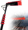 Telescopic Rod Water-Bearing Telescopic Rod Window Cleaning Set Equipment for Cleaning Solar photovoltaic Suitable for Window Glass Walls 18FT/5.4M