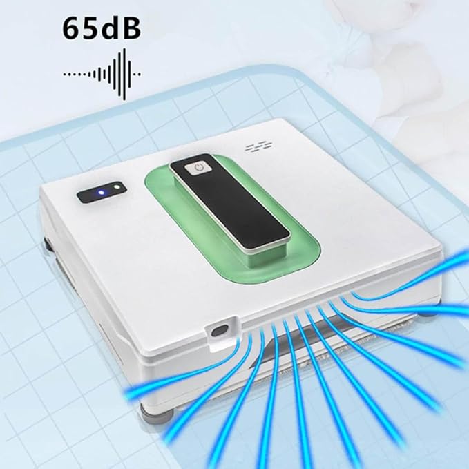 Smart Window Cleaning Robot 2500pa Glass Cleaning Robot Double Water Scrubbing/Double Controller/Spot Cleaning/50ml Water Tank