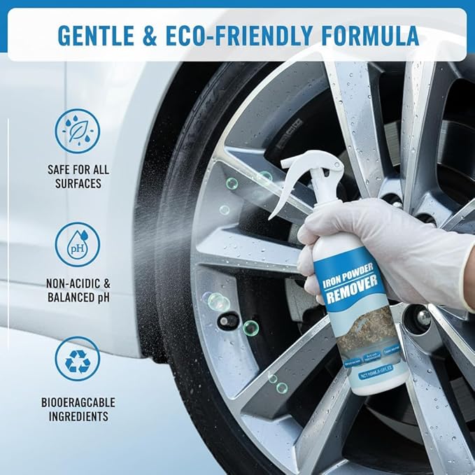 2026 New Multi-functional Quick-acting Rust Removal Spray Fast-acting Spray to Remove Iron Portable Car Rust Removal for Metal Tools Cars Chains (3PCS)
