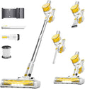 Cordless Vacuum Cleaner 35Kpa Vacuum Cleaner for Home 45Mins Stick Vacuum with LED Display Anti-Tangle &amp Wall Mount Charging 6 in 1 Lightweight Vacuum for Hard Floors Carpet Pet Hair