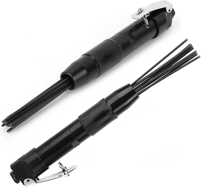 4400 rpm Needle Slag Cleaner Air Pneumatic RustCorrosion Slag Remove Deburring Cleaning Tool Needle Descaler Air Tool