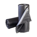 Inteplast Trash Can Liners Extra Heavy Plus Duty - Star-Sealed Bottom 1.1 mil - Gray 45 gal Capacity 38 in x 58 in