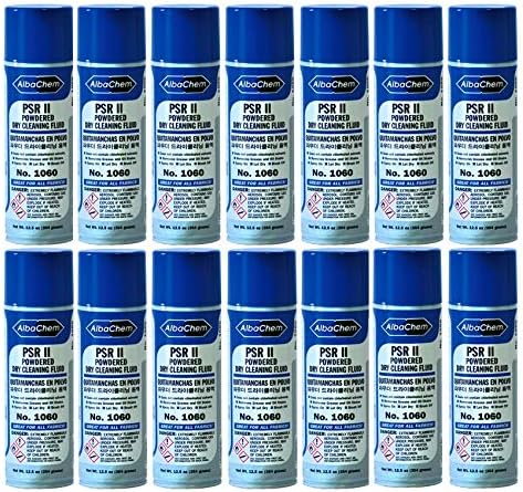 AlbaChem PSR II Powdered Dry Cleaning Fluid Spot Remover 12.5 Oz. - 12/Pk