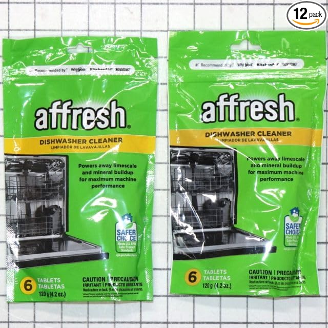 W10282479 Affresh Dishwasher Cleaner (12 Tablets)