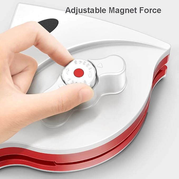 Magnetic Window Cleaner Magnetic Window Cleaner for Double Glazing Window Cleaner Super Glass Surface Cleaning Brush Wiper ToolAdjustable Magnet