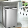 13 Gallon Automatic Kitchen Trash Can with Motion-Sensing LidPlastic Bathroom Trash Can Touchless High-Capacity Garbage Can Rectangular Trash Can with Lid (Grey)
