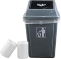 Idomy 18 Gallon Clear Trash Bag Heavy Duty 100 Counts
