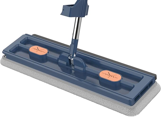Large Flat Mop Set Rotation Floor Tool with 2/4/6 Microfibre Mop Pads Absorbent Storage Household Tool