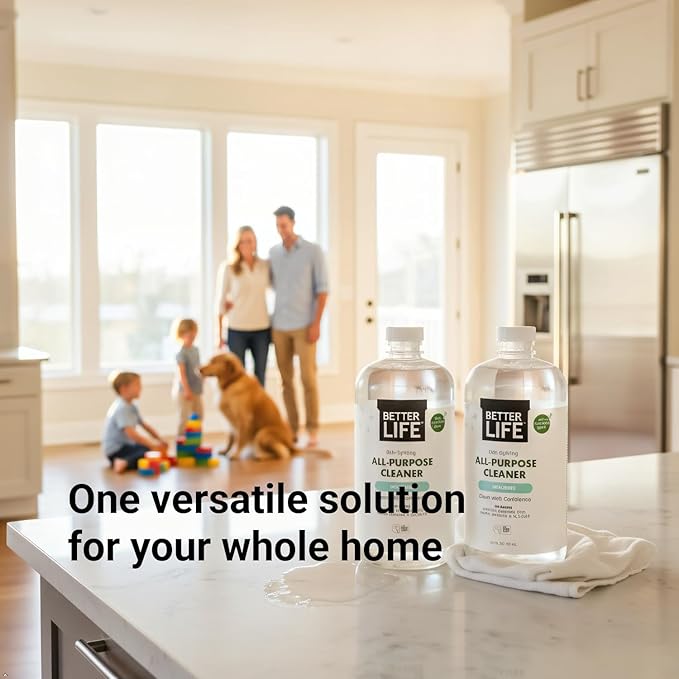 Better Life Toilet Bowl Cleaner 1-Pack + All Purpose Cleaner 24 Oz 2-Pack Unscented