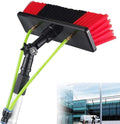 3-12M Cleaning Photovoltaic and Solar Panels Washing Set Equipment Extension Pole Cleaning for Trucks WindowsWindow Glass Wall Photovoltaic Panel Cleaning/8M Rod/30Cm Brush Head