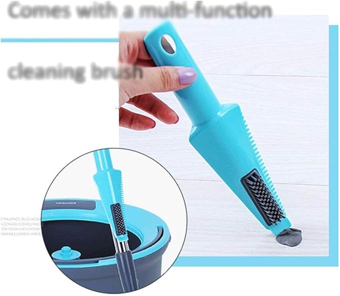 Mop360 Degree Rotating Mop Bucket Home Cleaner with 4 HeadsPlastic