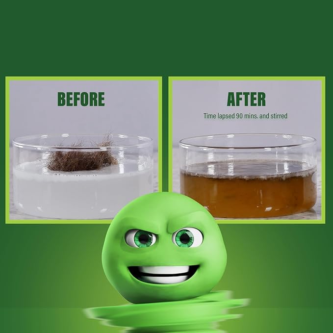 Green Gobbler Drain Clog Remover &amp Drain Cleaner Powder (5 Pacs &amp 5 Tools)