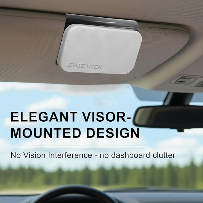 Car Air Freshener Stone Air Freshener Automotive Odor Eliminator for Visor Clip- Car Fresheners Long Lasting - Variety 3 Pack - CLIP INCLUDED (Amber-Teak-Grove)
