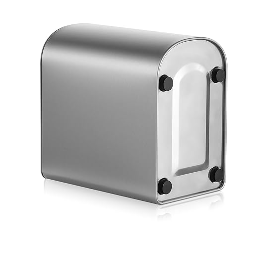 Ninestars DZT-7-2SL Bathroom Sensor Trash Can Stainless Steel 7L Auto Open and Close Waterproof Silver