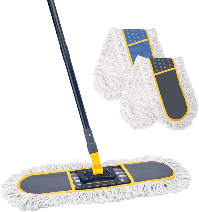 24 Commercial Dust Mop and 3 Dust Mop Pads