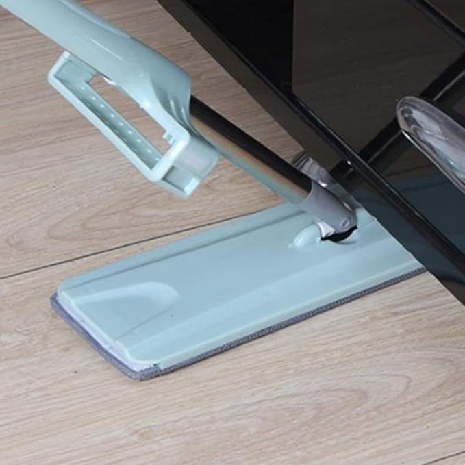 Squeeze Magic Automatic Mop Hand-Free Wash Flat with 2pcs Cloth Replace Home Microfiber Cleaning Pad Tool