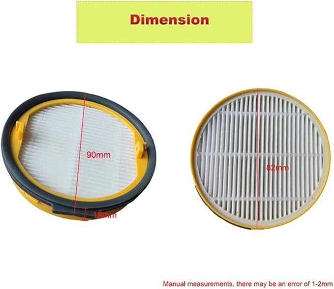 MIUYTRN Vacuums Replacements JV63 JV65 JV65 Handheld Cordless Vacuum Cleaner Filters Accessory cuicui(2pcs)