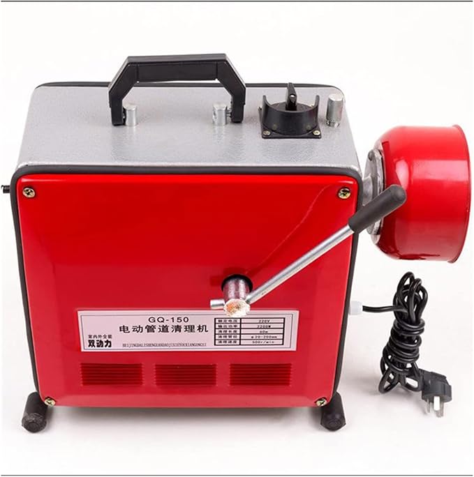 GQ-150 Household Pipe Dredge Machine 2200W High-Energy Low-Noise Electric Sewer Toilet Blockage Dredging
