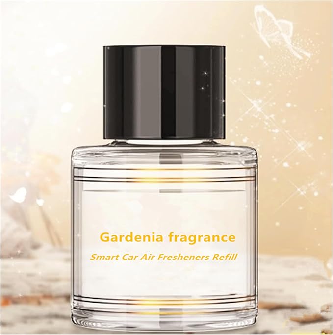 50ML Smart Car Air Fresheners Refill JK577/579 Dedicated Perfume Refill Car Diffuser Refill Can be Used for 3-5Months Made with Natural Plant Extracts (Gardenia fragrance)