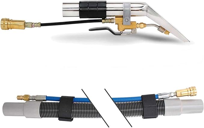 EDIC 839ACK Detailing and Upholstery Cleaning Tool W/Stainless Steel Head &amp 8’ Hose Assembly
