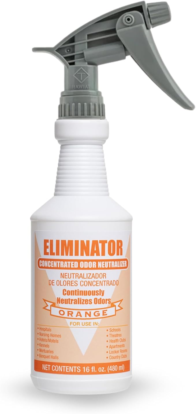 Eliminator Air Freshener and Odor Neutralizer: Industrial-Strength Odor Elimination with Advanced Molecular Technology for 24-Hour Freshness - Transform Your Space Instantly (Orange)
