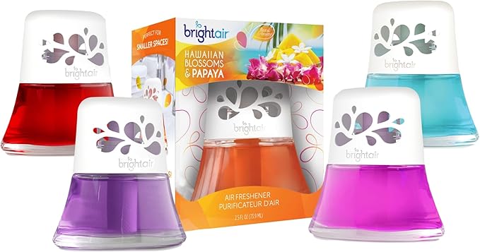 Bright Air Scented Oil Air Freshener Calm Waters and Spa Blue 2.5 Oz
