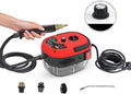 2500W High Pressure Steam Cleaner Hand-Held Portable Steam Cleaning Machine Six Gears Adjustablefor Home Use Grout Tile Car Detailing Kitchen Bathroomwith Cleaning kit ToolRed