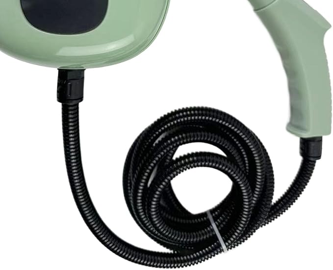 2500W Handheld Steam Machine with Touch Screen High Pressure High Temp Cleaner for Home Kitchen Bathroom Car 15s Heat Up 6 Adjustable Levels Lightweight Design(Green)
