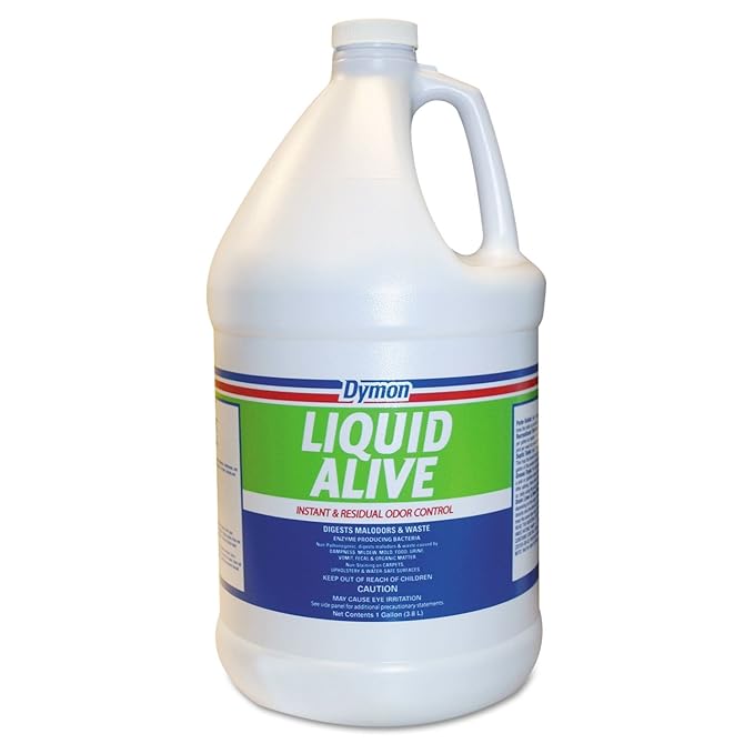 LIQUID ALIVE Odor Digestant Enzyme Multi-Surface and Drain Cleaner 32 oz 4/Carton (33601)