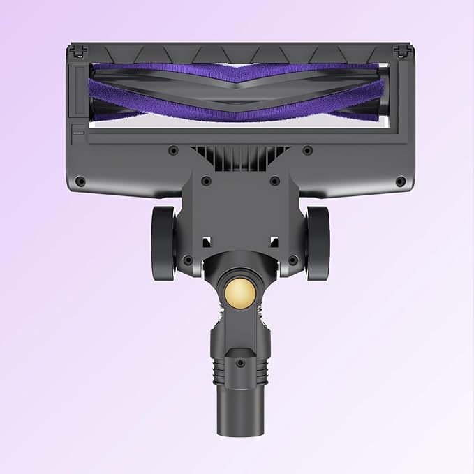 N15 Motorized Brush Flexible Floor Brush Head with Green LED Headlights Suit N15 Cordless Vacuum Cleaner(Purple)
