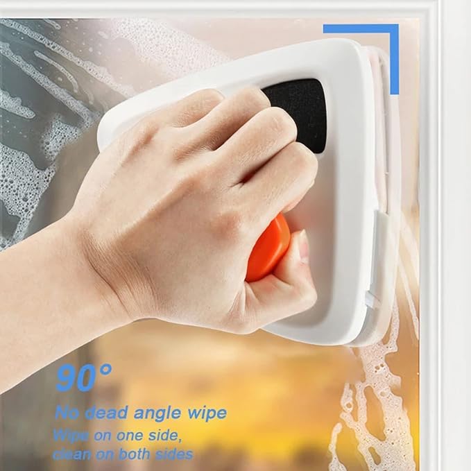 Magnetic Window Cleaner Double Sided Magnetic Window Cleaner Glass Wiper Wash Window Magnets Magnetic Brush for Washing Window Household Cleaning Tools Thickness 3-30Mm