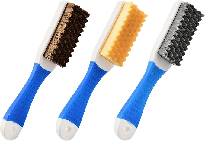 3 Pack Soft Bristle Cleaning Brush Set Dusting Brushes Set for Furniture Cars Counters Bed Sheets Sweeping Cleaning Dusting &amp Crumb Debris Sweeping