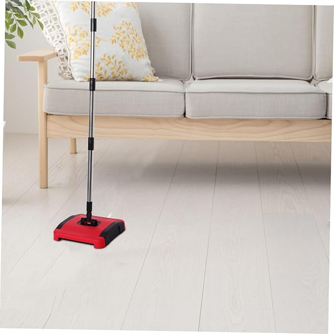 Electric Mop Cordless Stick Vacuum Cleaner Hand Push Sweeper Carpet Broom Floor Carpet Sweeper Manual Floor Restaurant Vacuum Brush Hardwood Mop