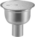 Industrial Grade Round Floor Drain with Concealed Handle Stainless Steels Enduring Concealed Handle Stainless Steels Enduring