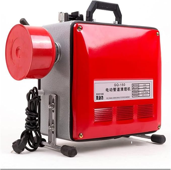 GQ-150 Household Pipe Dredge Machine 2200W High-Energy Low-Noise Electric Sewer Toilet Blockage Dredging