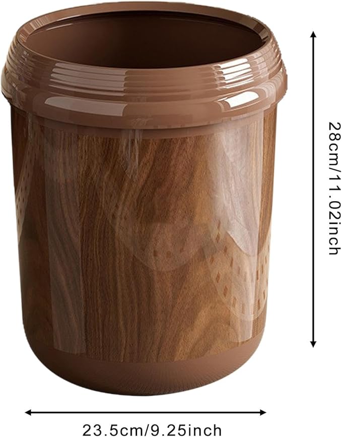 Yajuyi Trash Can Wastebasket Trash Bin Garbage Container for Bathroom Living Room S